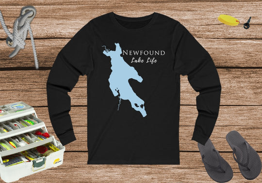 Newfound Lake Life Unisex Cotton Jersey Long Sleeve Tee - New Hampshire Lake