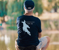 Newfound Lake Life - Cotton Short Sleeved - FRONT & BACK PRINTED - Short Sleeved Cotton Tee - New Hampshire Lake