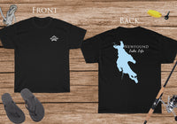Newfound Lake Life - Cotton Short Sleeved - FRONT & BACK PRINTED - Short Sleeved Cotton Tee - New Hampshire Lake