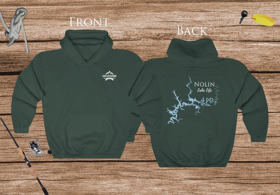 Nolin Lake Life Hoodie - BACK PRINTED - Sweatshirt - Kentucky Lake