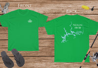 Nolin Lake Life - Cotton Short Sleeved - FRONT & BACK PRINTED - Short Sleeved Cotton Tee - Kentucky Lake