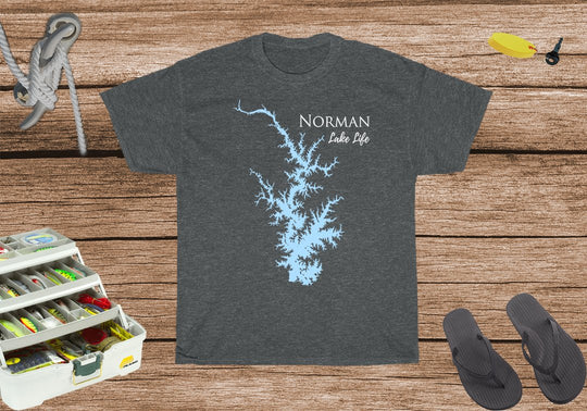 Norman Lake Life Heavy Cotton Tee - North Carolina Lake