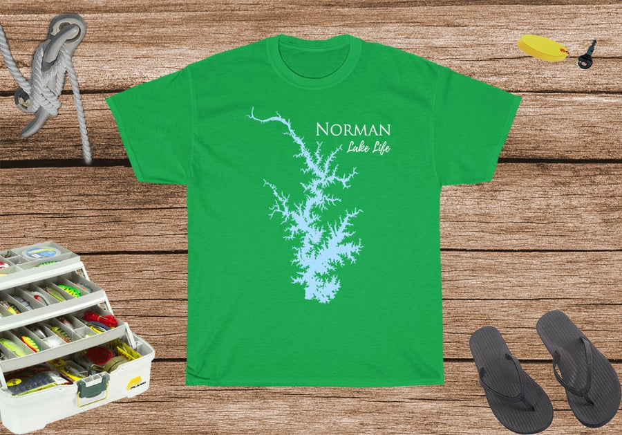 Norman Lake Life Heavy Cotton Tee - North Carolina Lake