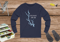 Oconee Lake Life Unisex Cotton Jersey Long Sleeve Tee - Georgia Lake