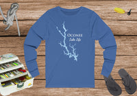 Oconee Lake Life Unisex Cotton Jersey Long Sleeve Tee - Georgia Lake
