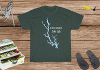 Oconee Lake Life Heavy Cotton Tee - Georgia Lake