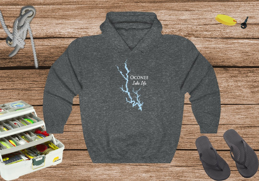 Oconee Lake Life Hoodie Sweatshirt - Georgia Lake