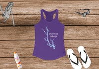 Oconee Lake Life Women's Ideal Racerback Tank - Georgia Lake