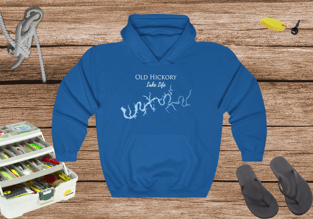 Old Hickory Lake Life Hoodie Sweatshirt - Tennessee Lake