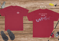 Old Hickory Lake Life - Cotton Short Sleeved - FRONT & BACK PRINTED - Short Sleeved Cotton Tee - Tennessee Lake