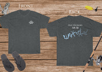 Old Hickory Lake Life - Cotton Short Sleeved - FRONT & BACK PRINTED - Short Sleeved Cotton Tee - Tennessee Lake