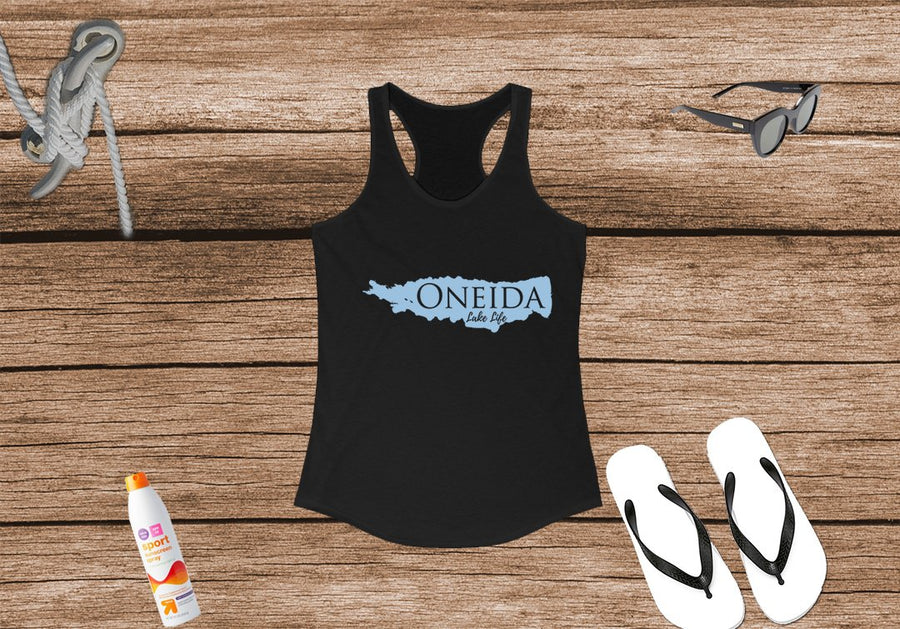 Oneida Lake Life Women's Ideal Racerback Tank - New York Lake