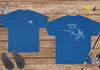 Load image into Gallery viewer, Lake of the Ozarks Lake Life Heavy Cotton Tshirt  - Front and Back Printed - Lake of the Ozarks Map Tee - Missouri Lake