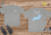 Load image into Gallery viewer, Paw Paw Lake Life - Cotton Short Sleeved - FRONT &amp; BACK PRINTED - Short Sleeved Cotton Tee - Michigan Lake