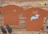 Load image into Gallery viewer, Paw Paw Lake Life - Cotton Short Sleeved - FRONT &amp; BACK PRINTED - Short Sleeved Cotton Tee - Michigan Lake