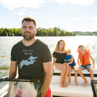 Paw Paw Lake Life Heavy Cotton Tee - Michigan Lake