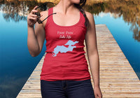 Paw Paw Lake Life Women's Ideal Racerback Tank - Michigan Lake