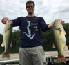 Perry Lake Life Dri-fit Boating Shirt - Breathable Material- Men's Long Sleeve Moisture Wicking Tee - Kansas Lake