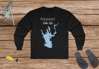 Pleasant Lake Life Cotton Long Sleeve Shirt -Ultra Cotton Long Sleeve Tee - Arizona Lake