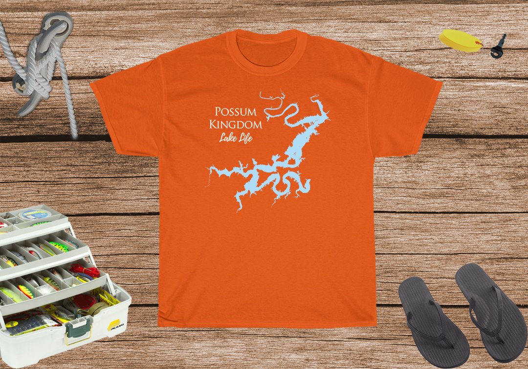 Possum Kingdom Lake Life Heavy Cotton Tee - Texas Lake