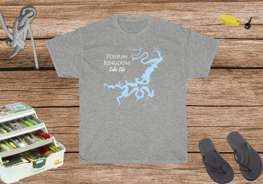 Possum Kingdom Lake Life Heavy Cotton Tee - Texas Lake