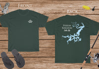 Possum Kingdom Lake Life - Cotton Short Sleeved - FRONT & BACK PRINTED - Short Sleeved Cotton Tee - Texas Lake