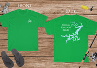 Possum Kingdom Lake Life - Cotton Short Sleeved - FRONT & BACK PRINTED - Short Sleeved Cotton Tee - Texas Lake