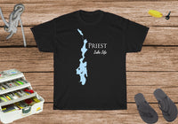 Priest Lake Life Heavy Cotton Tee - Idaho Lake