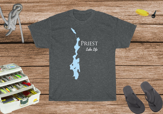 Priest Lake Life Heavy Cotton Tee - Idaho Lake
