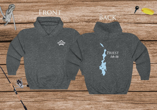 Priest Lake Life Hoodie - BACK PRINTED - Sweatshirt - Idaho Lake