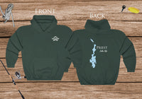 Priest Lake Life Hoodie - BACK PRINTED - Sweatshirt - Idaho Lake