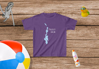 Priest Lake - Kids Heavy Cotton Youth Tee - Idaho Lake