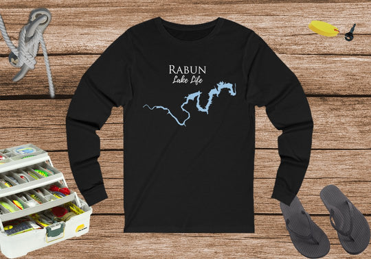 Rabun Lake Life Unisex Cotton Jersey Long Sleeve Tee - Georgia Lake