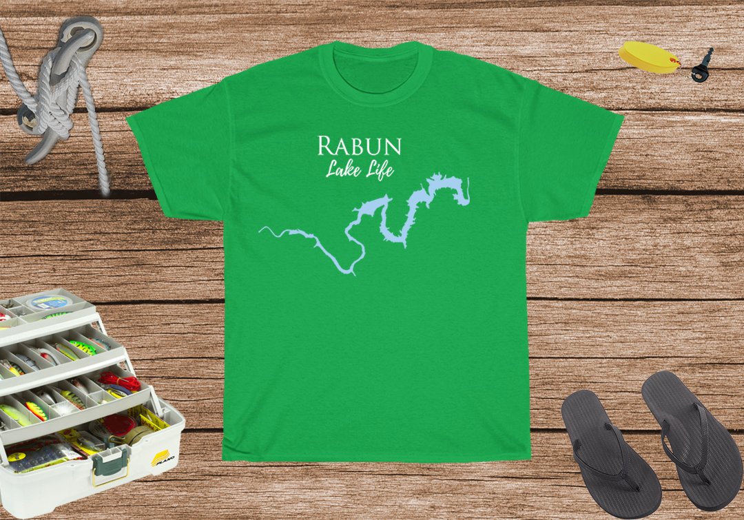 Rabun Lake Life Heavy Cotton Tee - Tennessee Lake