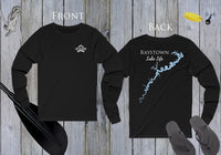 Raystown Lake Life Unisex Cotton Jersey Long Sleeve Tee - BACK PRINTED - Pennsylvania Lake