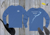Raystown Lake Life Unisex Cotton Jersey Long Sleeve Tee - BACK PRINTED - Pennsylvania Lake