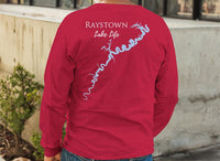 Raystown Lake Life Unisex Cotton Jersey Long Sleeve Tee - BACK PRINTED - Pennsylvania Lake