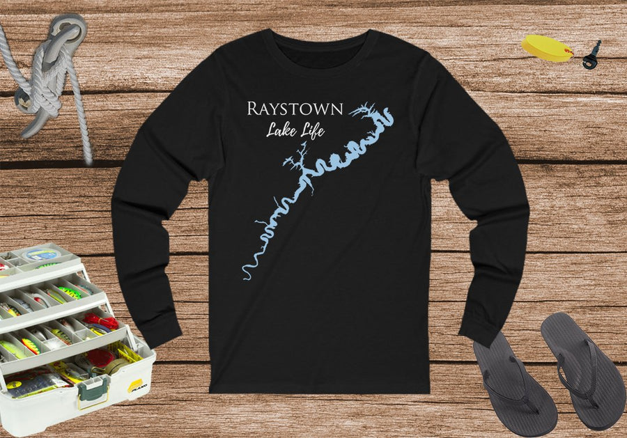 Raystown Lake Men's Long Sleeve Crew Tee - Pennsylvania Lake