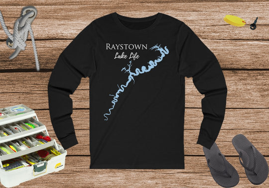 Raystown Lake Men's Long Sleeve Crew Tee - Pennsylvania Lake