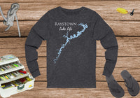 Raystown Lake Men's Long Sleeve Crew Tee - Pennsylvania Lake