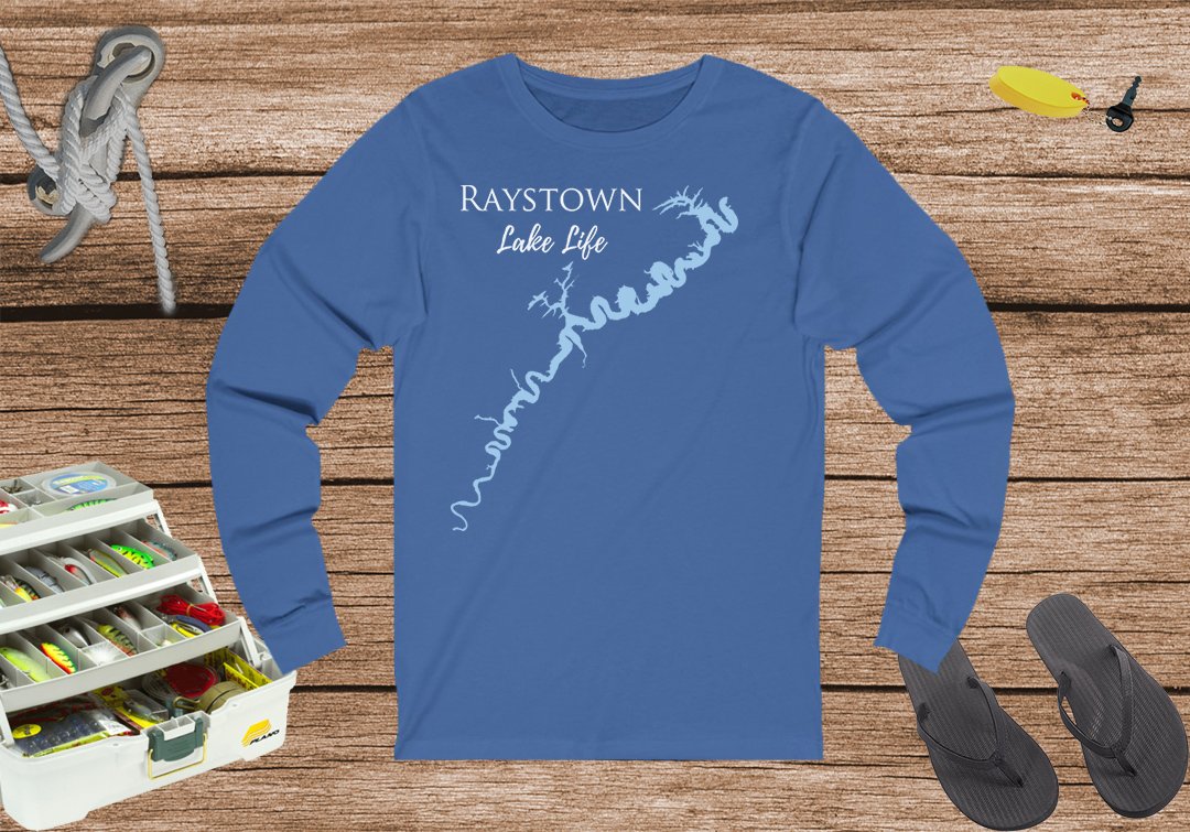 Raystown Lake Men's Long Sleeve Crew Tee - Pennsylvania Lake
