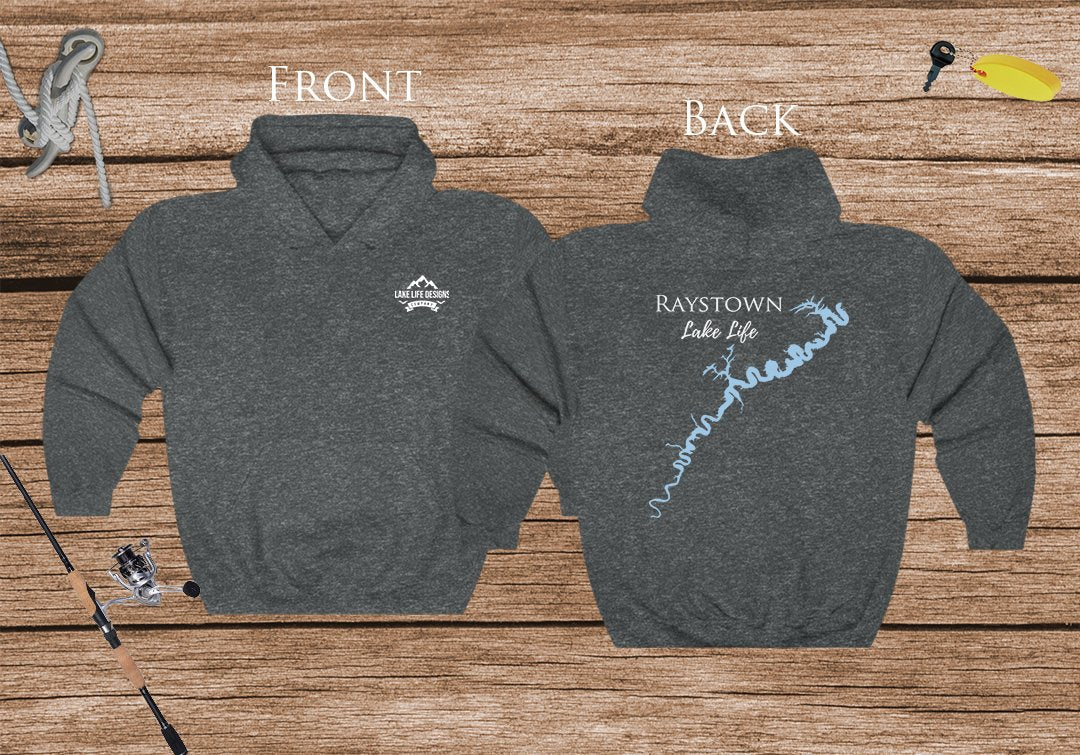 Raystown Life Hoodie - BACK PRINTED - Sweatshirt - Pennsylvania Lake