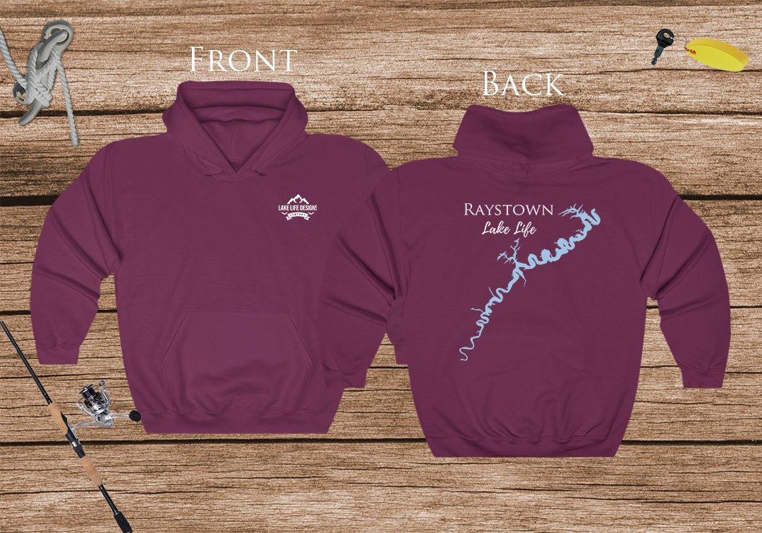 Raystown Life Hoodie - BACK PRINTED - Sweatshirt - Pennsylvania Lake