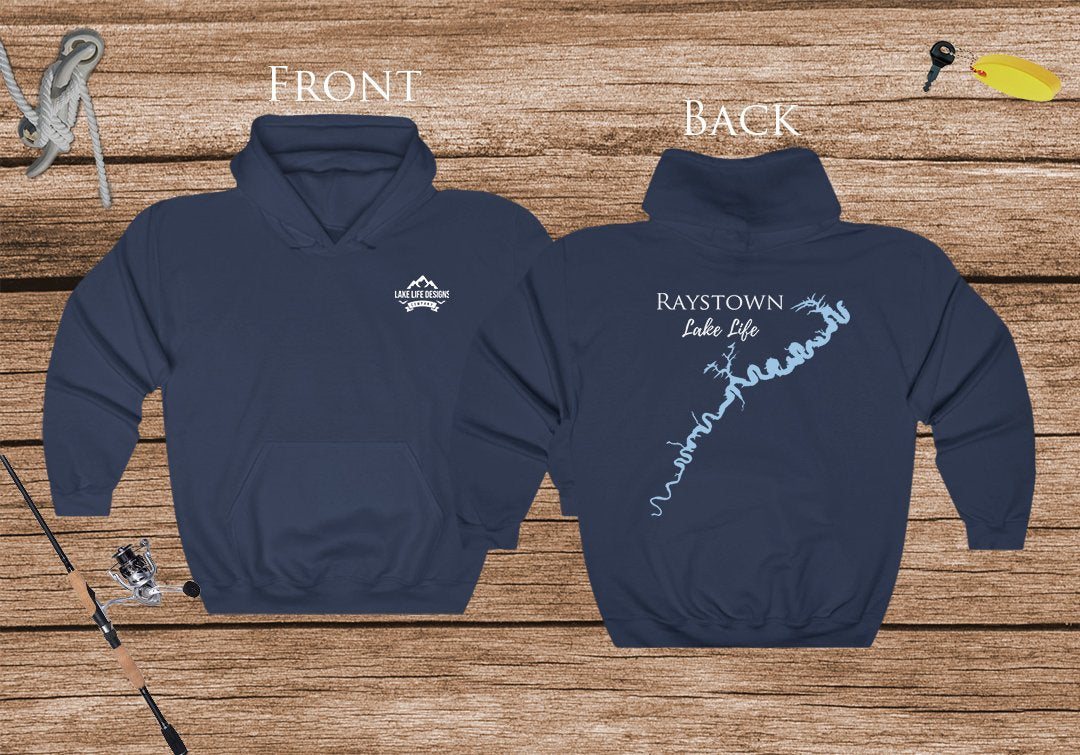 Raystown Life Hoodie - BACK PRINTED - Sweatshirt - Pennsylvania Lake