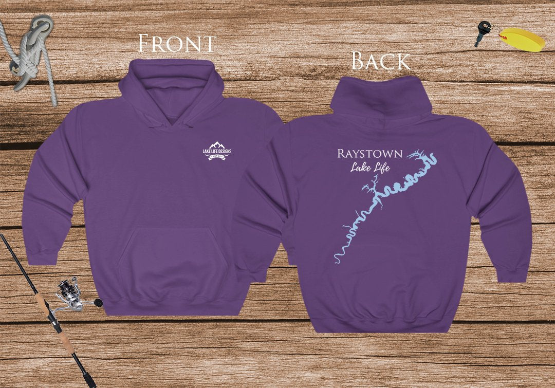 Raystown Life Hoodie - BACK PRINTED - Sweatshirt - Pennsylvania Lake