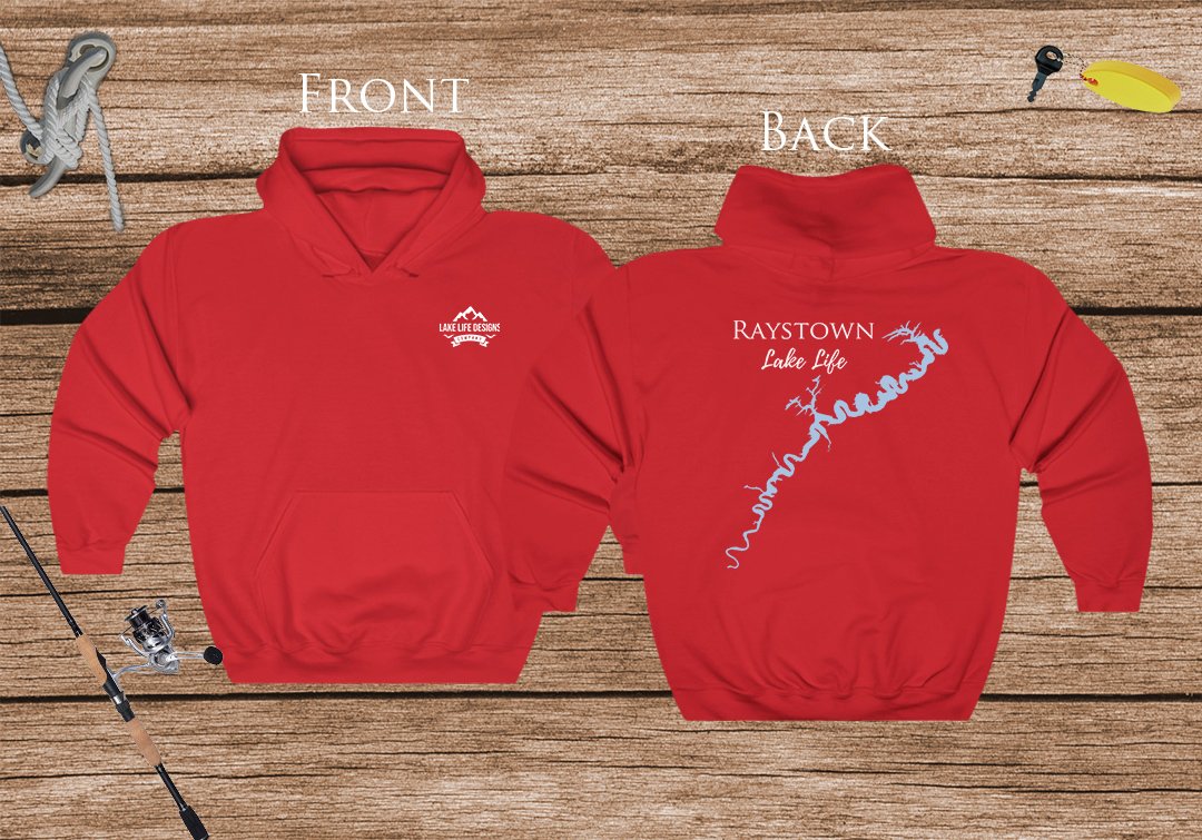 Raystown Life Hoodie - BACK PRINTED - Sweatshirt - Pennsylvania Lake