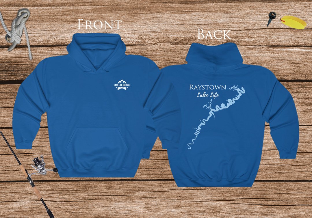 Raystown Life Hoodie - BACK PRINTED - Sweatshirt - Pennsylvania Lake