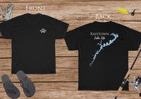 Raystown Lake Life - Cotton Short Sleeved - FRONT & BACK PRINTED - Short Sleeved Cotton Tee - Pennsylvania Lake