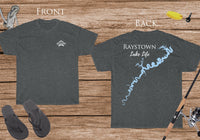 Raystown Lake Life - Cotton Short Sleeved - FRONT & BACK PRINTED - Short Sleeved Cotton Tee - Pennsylvania Lake