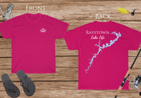 Raystown Lake Life - Cotton Short Sleeved - FRONT & BACK PRINTED - Short Sleeved Cotton Tee - Pennsylvania Lake